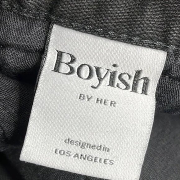 Boyish by Her Emerson Black Jeans in Power of The Press Womens Size 29 - Picture 6 of 7